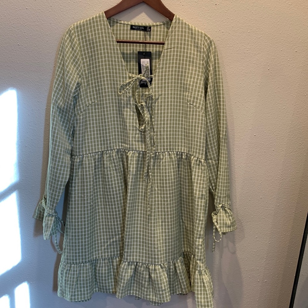 Nasty Gal Gingham Dress